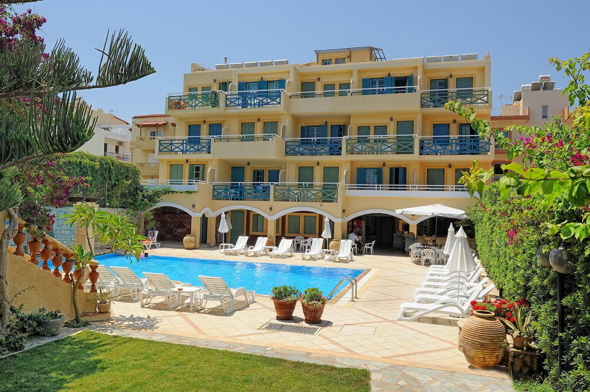 Petra Beach Hotel Limenas Chersonisou Exterior foto